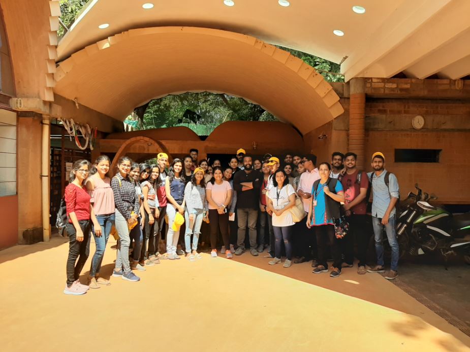 Study tour of Third and Fourth year 2019-20 at pondicherry, SBPCOAD