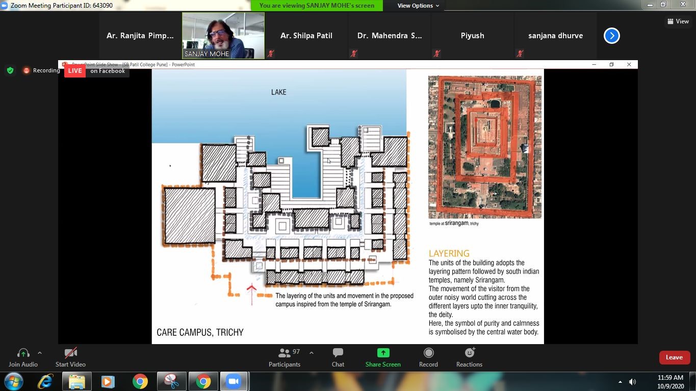 REPORT ON WEBINAR FOR INSTIUTE AND CAMPUS PLANNING