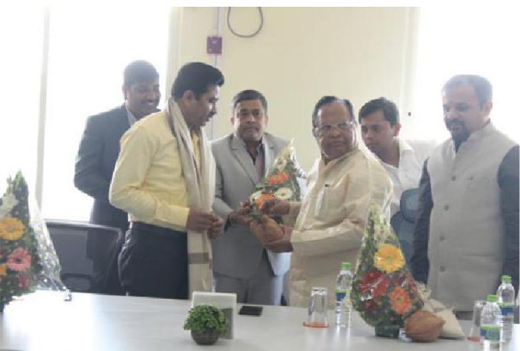Felicitation of Mr. Sunil Patil - Guest lectures at S B Patil College of architecture and design