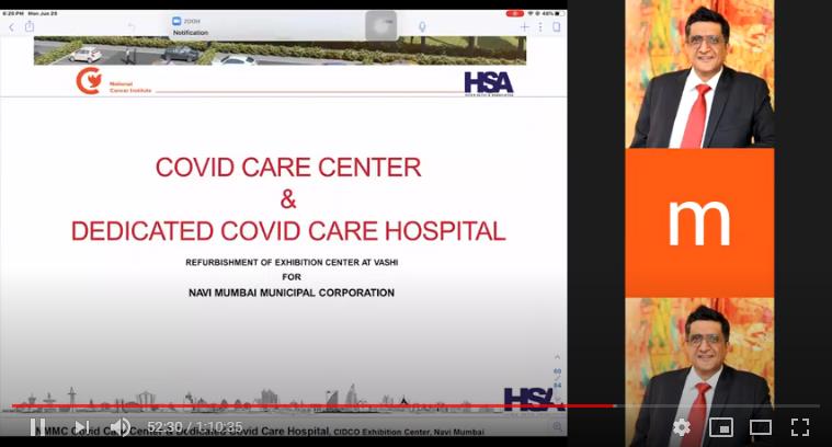 Webinar on 'Hospital Design' by Hon'ble Guest Ar.Hiten Sethi, SBPCOAD