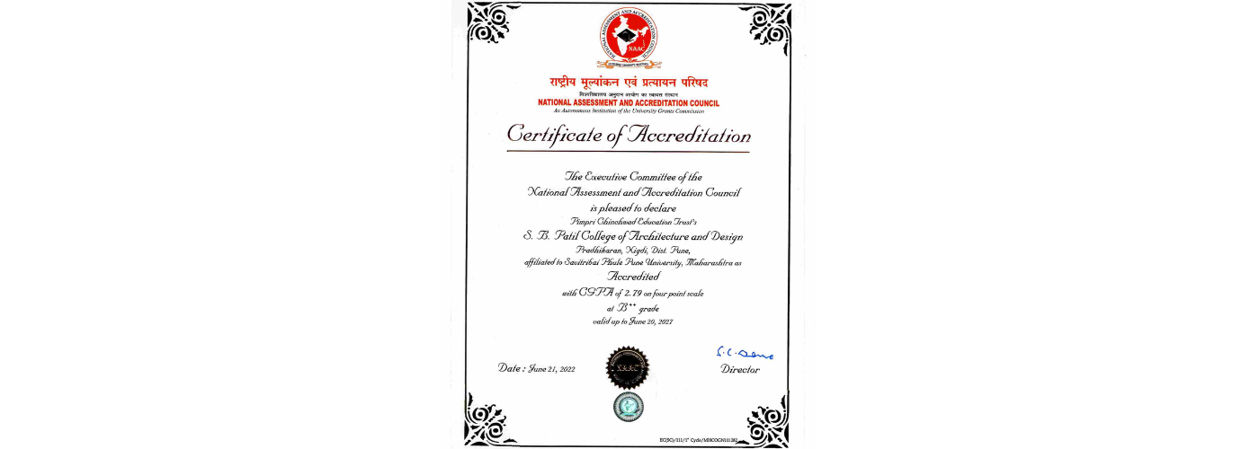 NAAC Accreditation Certificate